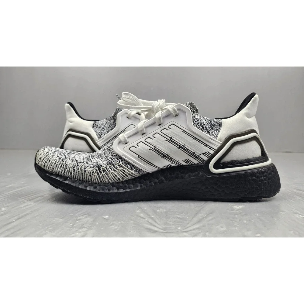 adidas Men's Oreo Black and White Athletic Running Shoes